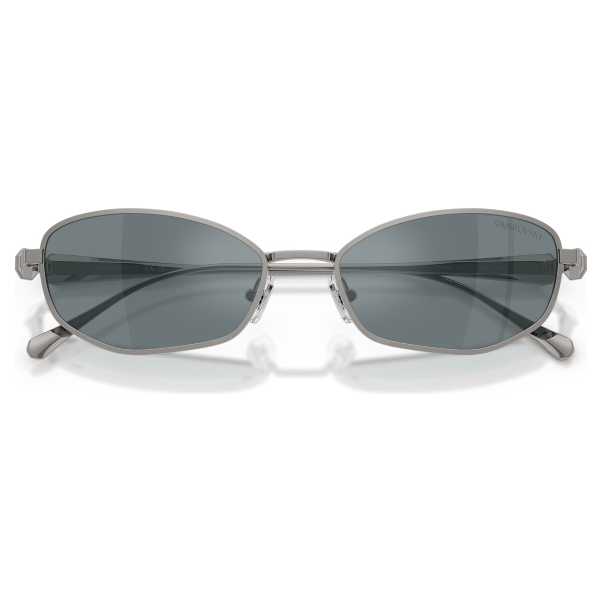 Swarovski Sunglasses Pillow shape, SK7042, Silver tone