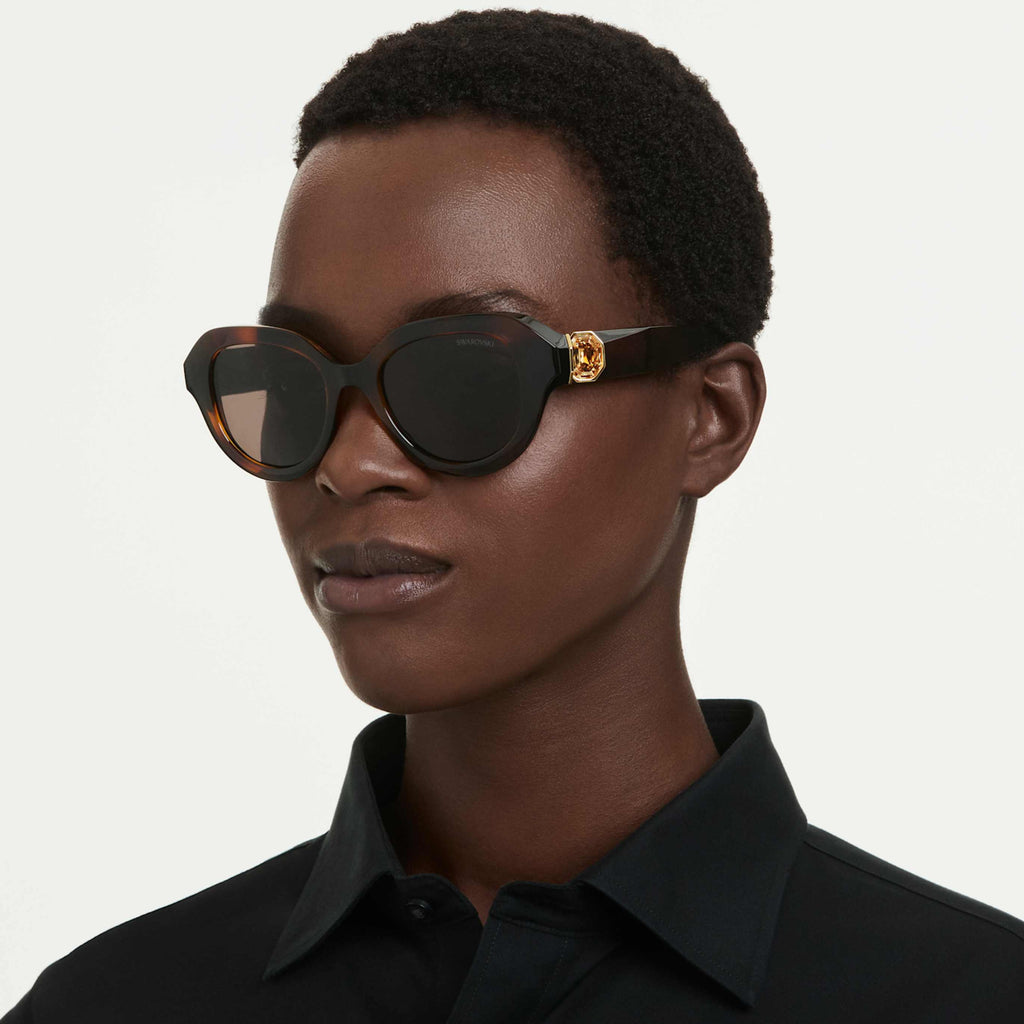 Swarovski Sunglasses Round shape, Green