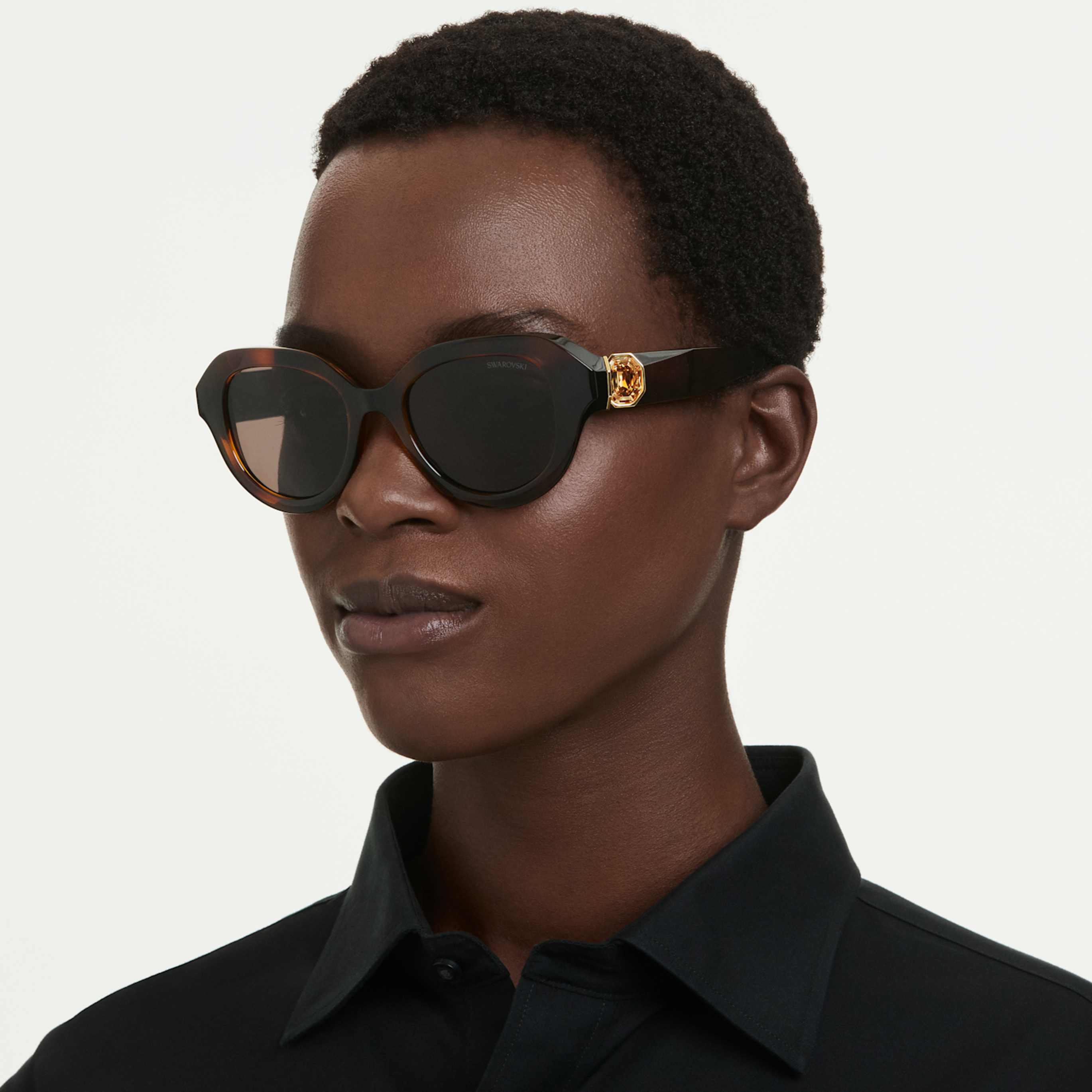 Swarovski Sunglasses Round shape, Green