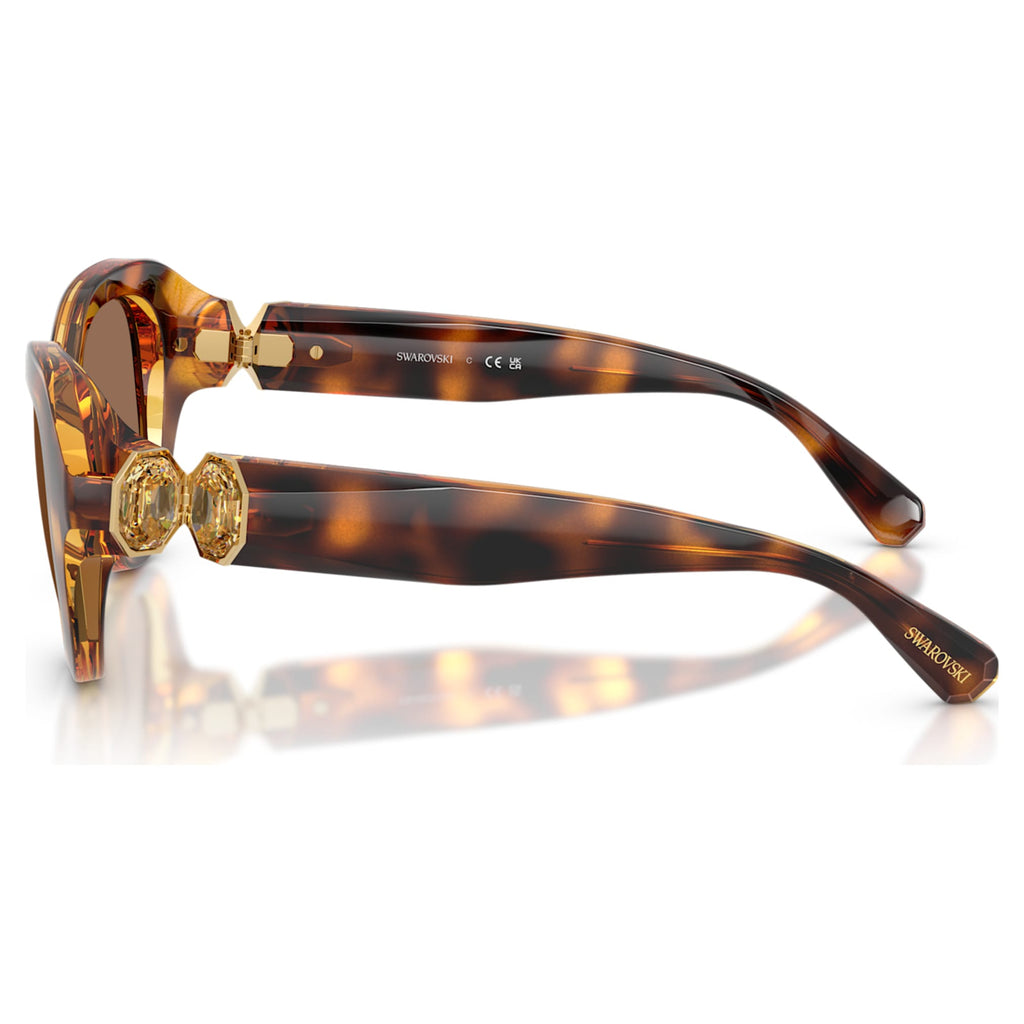 Swarovski Sunglasses Round shape, Brown