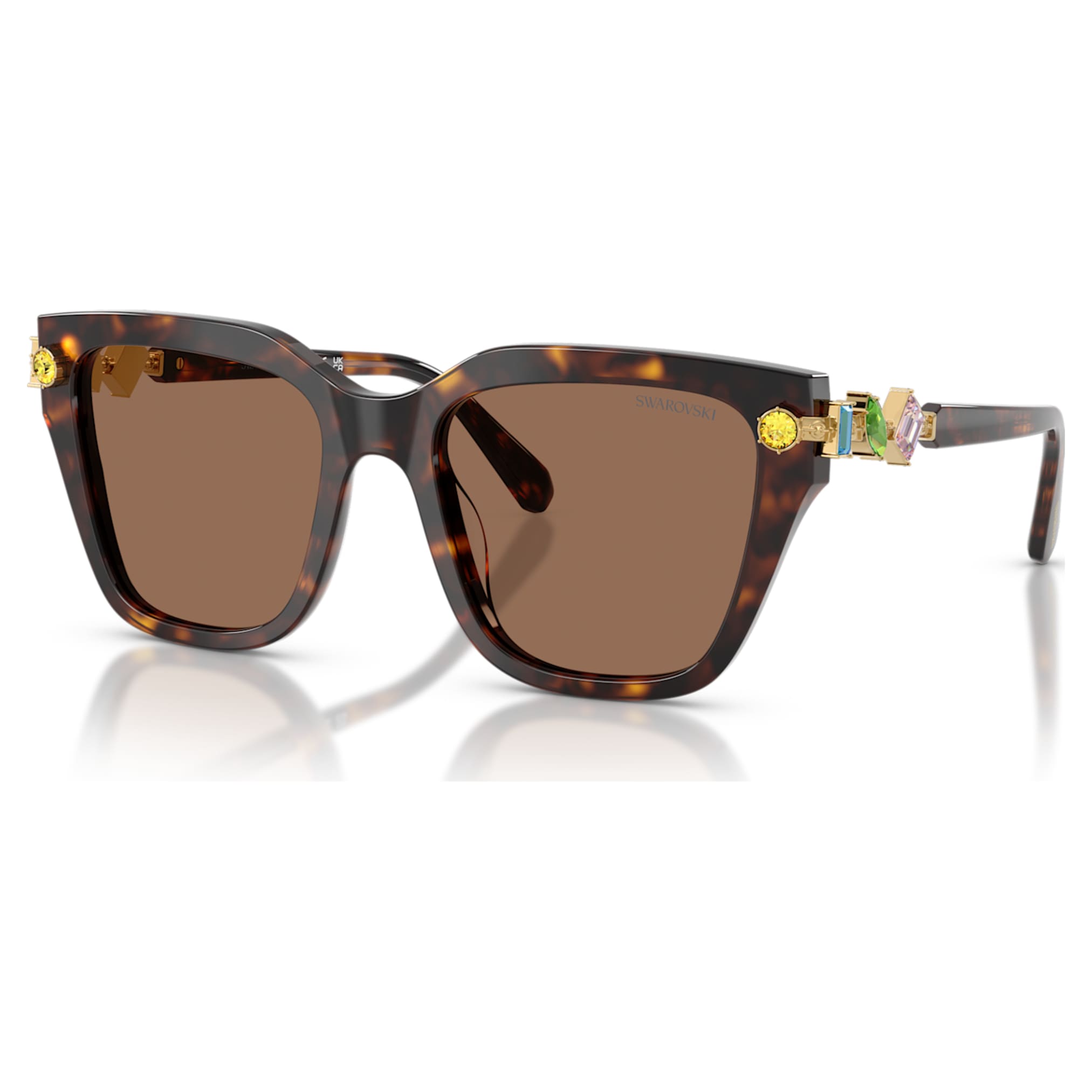 Swarovski Sunglasses Square shape, Brown
