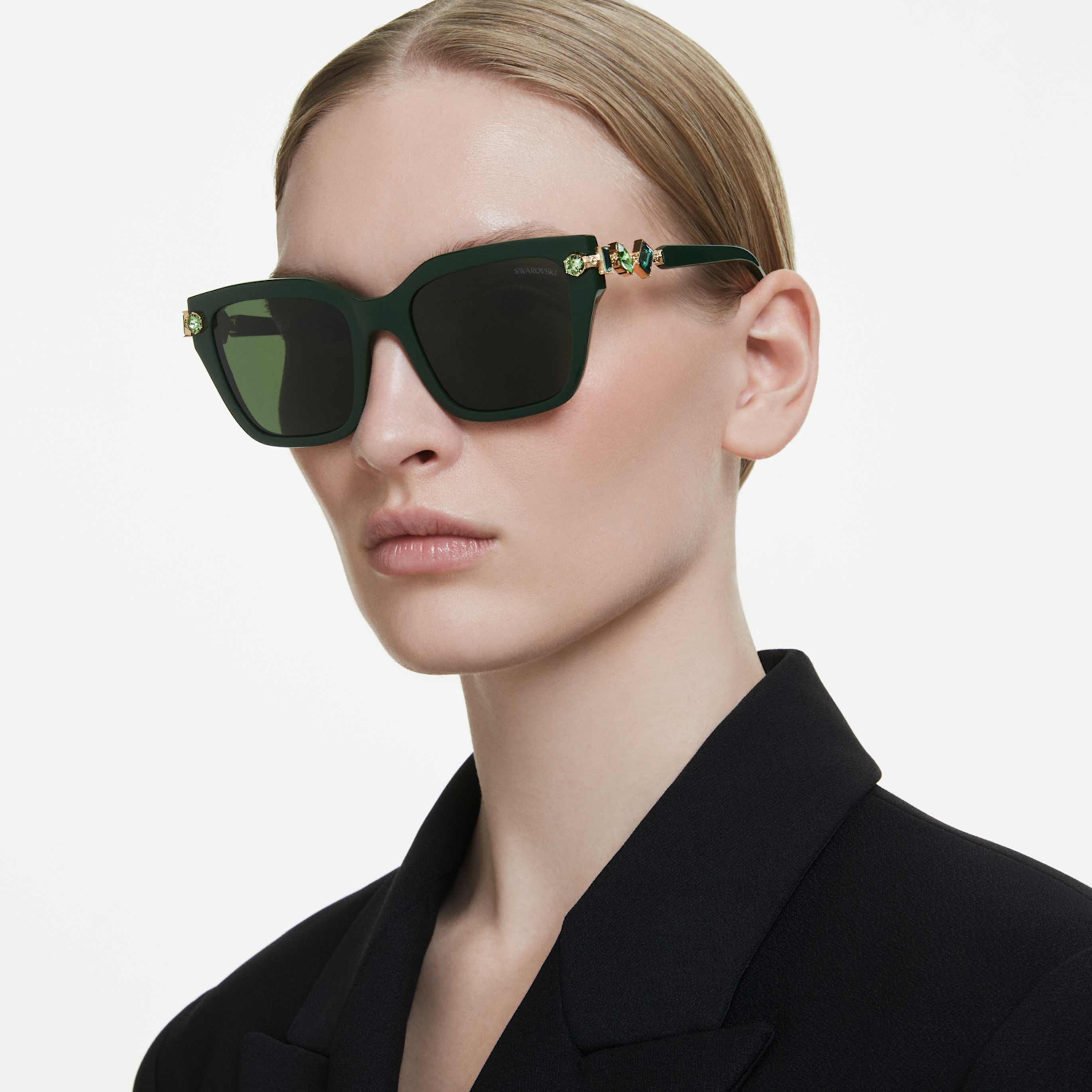 Swarovski Sunglasses Square shape, Green