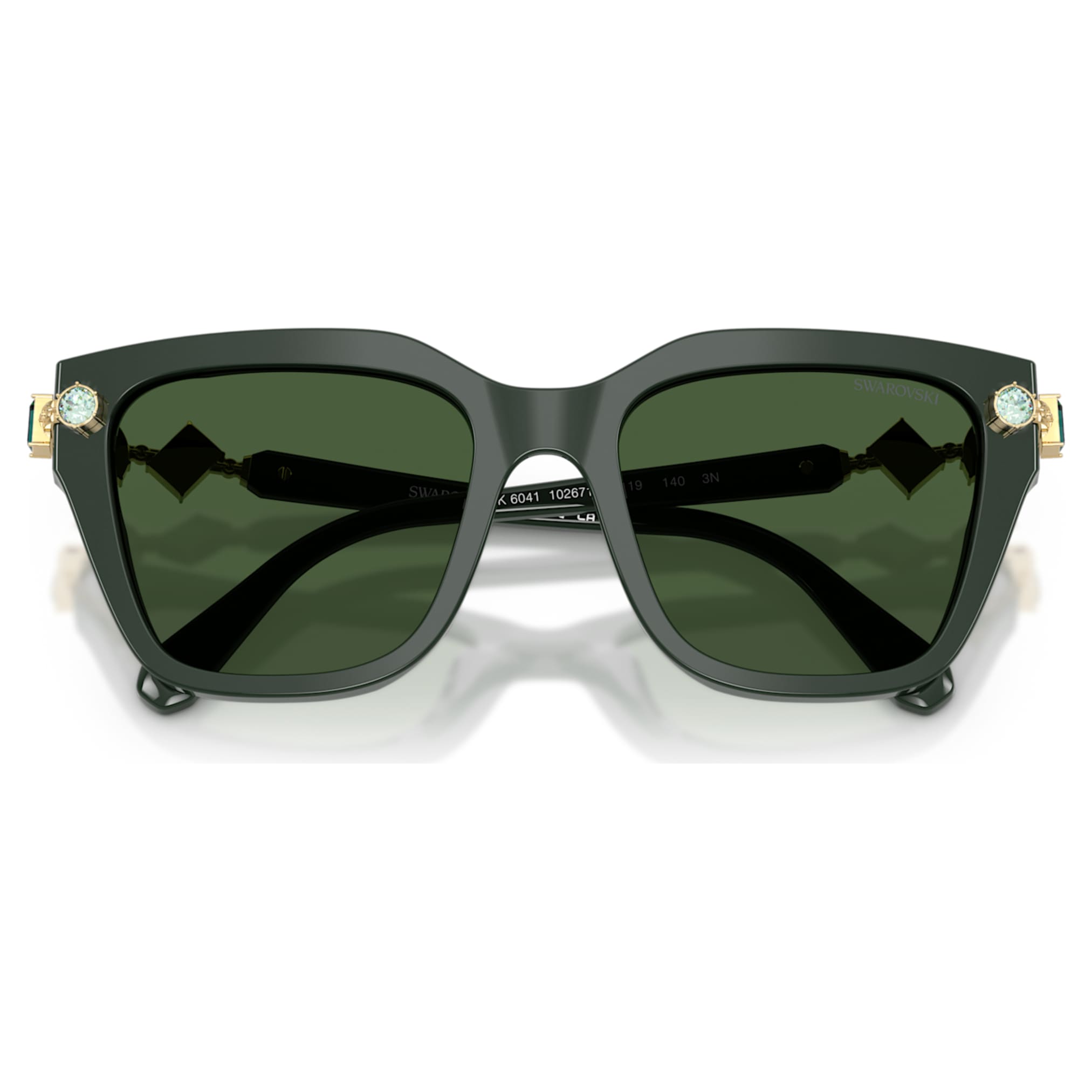 Swarovski Sunglasses Square shape, Green