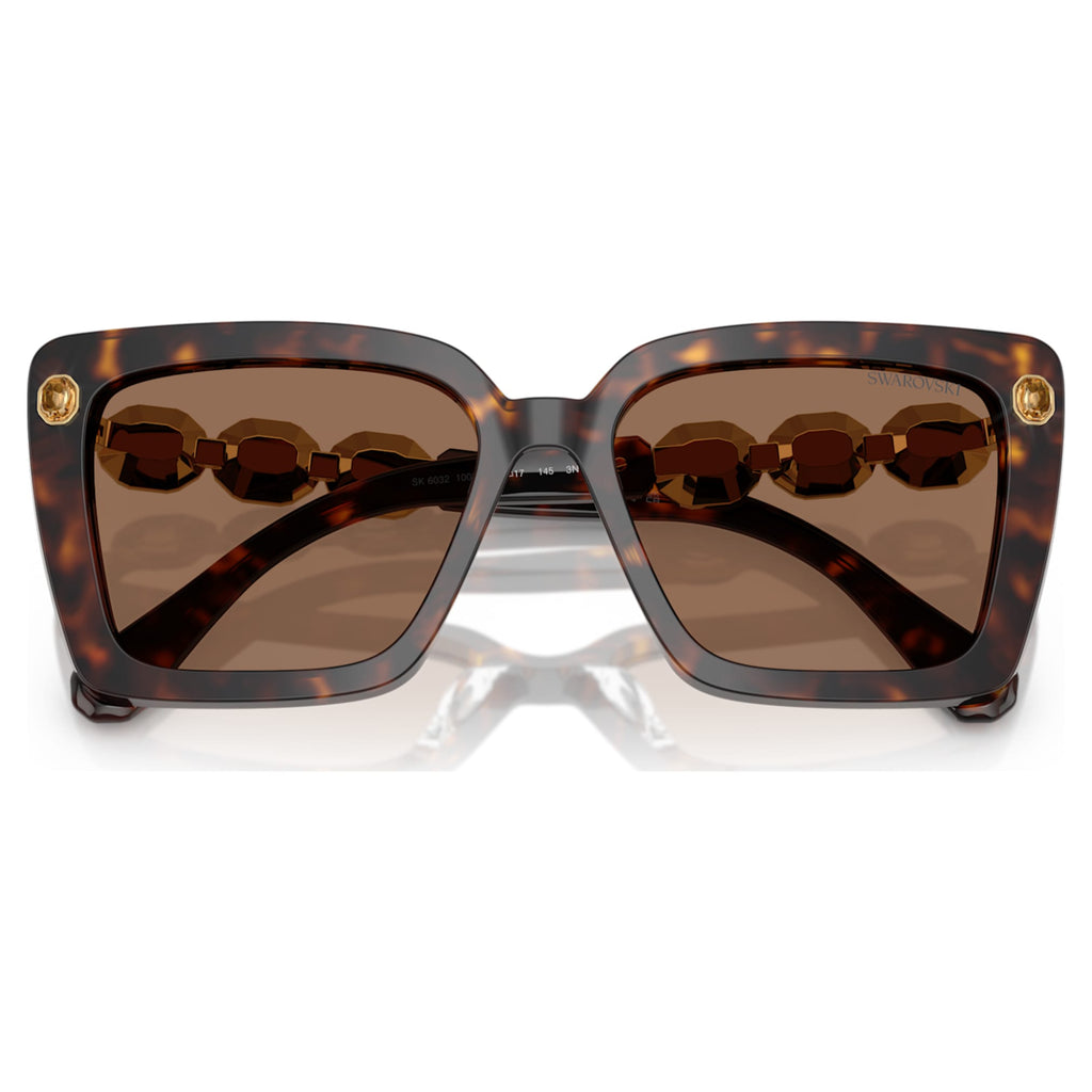 Swarovski Sunglasses Square shape, SK6032, Black