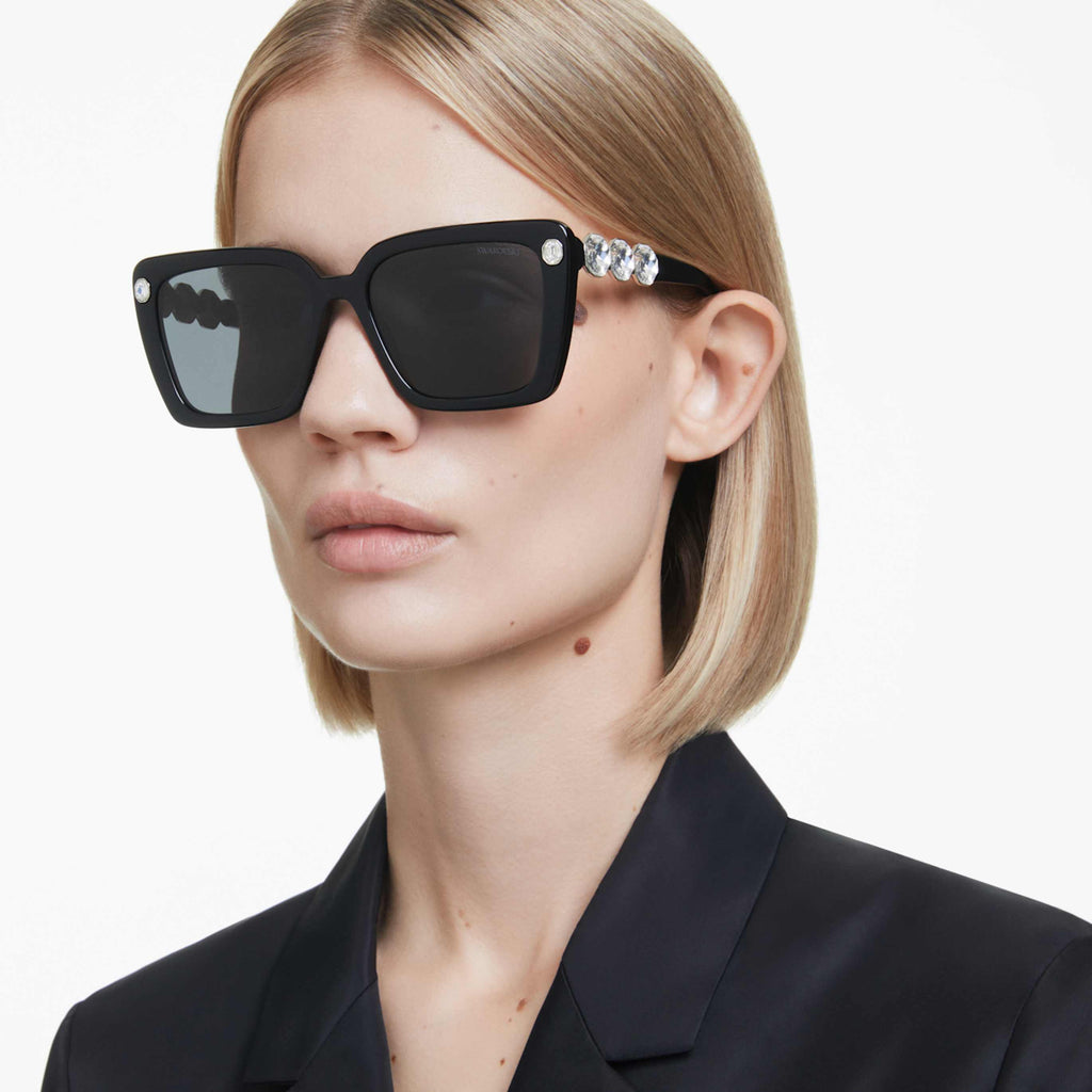 Swarovski Sunglasses Square shape, SK6032, Green