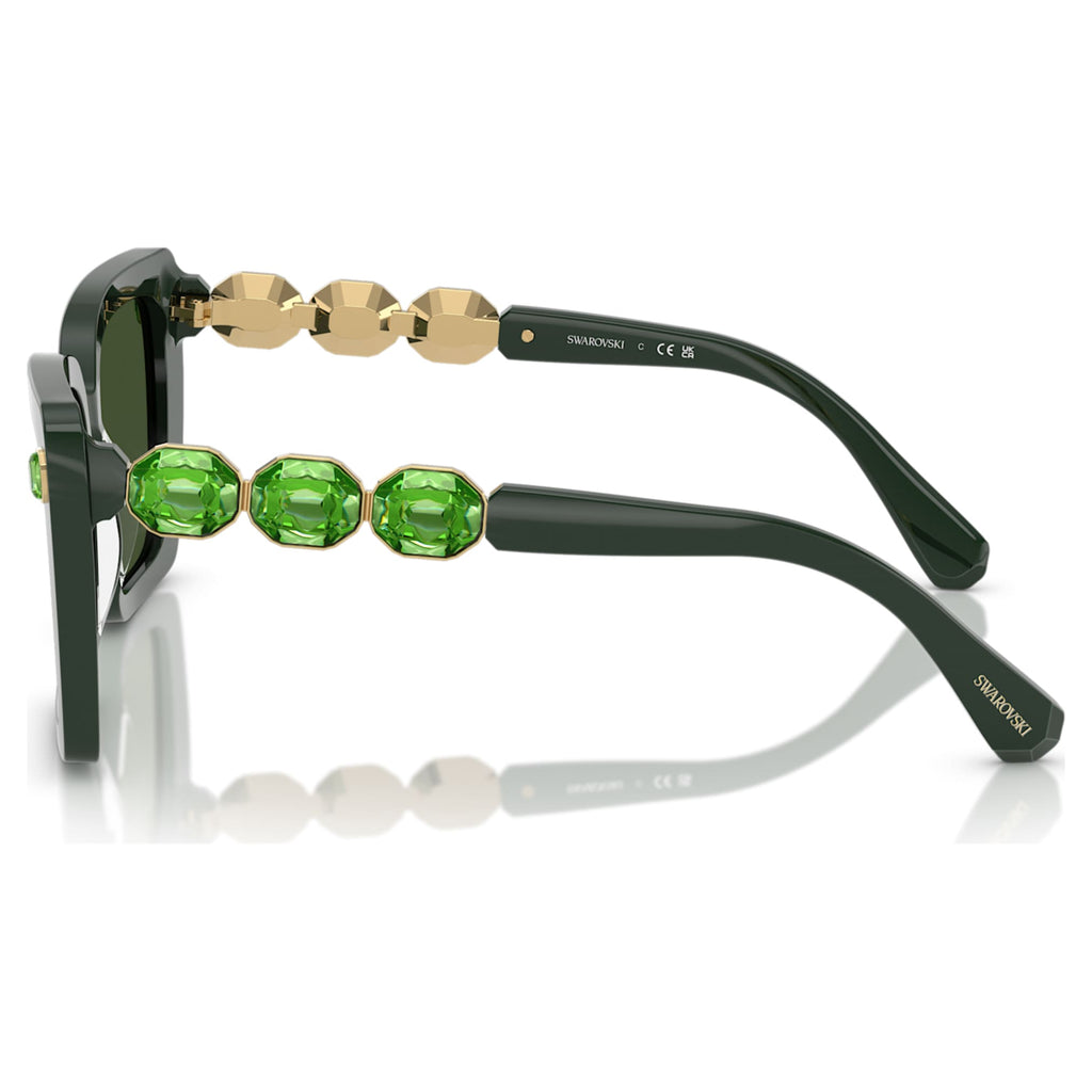 Swarovski Sunglasses Square shape, SK6032, Green