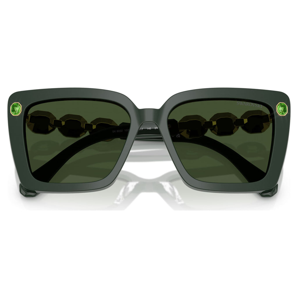 Swarovski Sunglasses Square shape, SK6032, Green