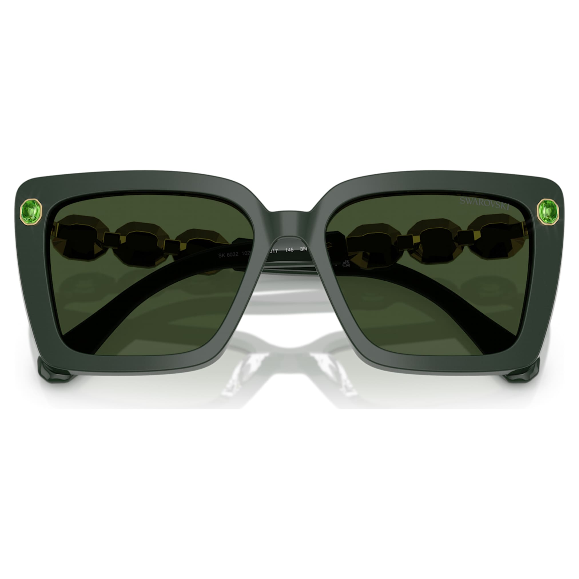 Swarovski Sunglasses Square shape, SK6032, Green
