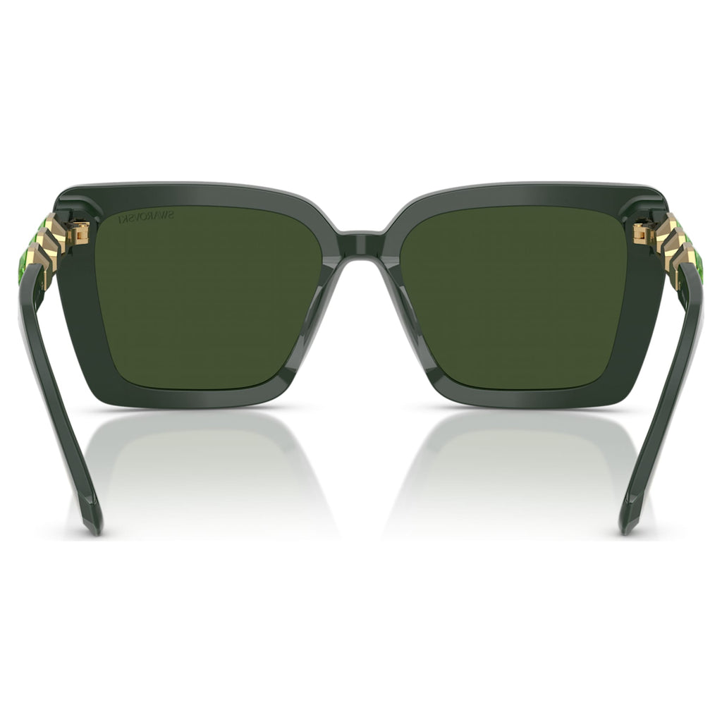 Swarovski Sunglasses Square shape, SK6032, Green