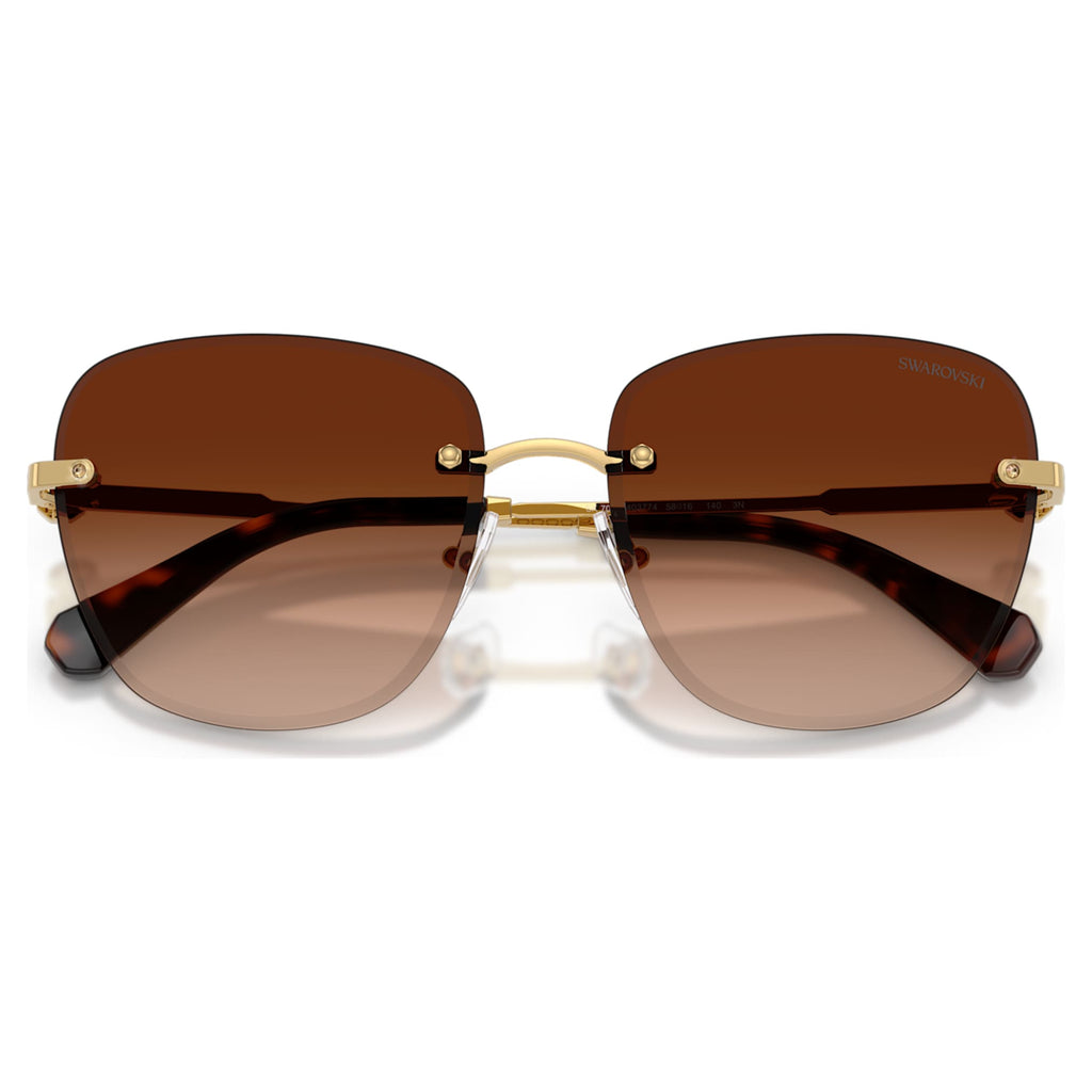 Swarovski Sunglasses Square shape, SK7043, Brown