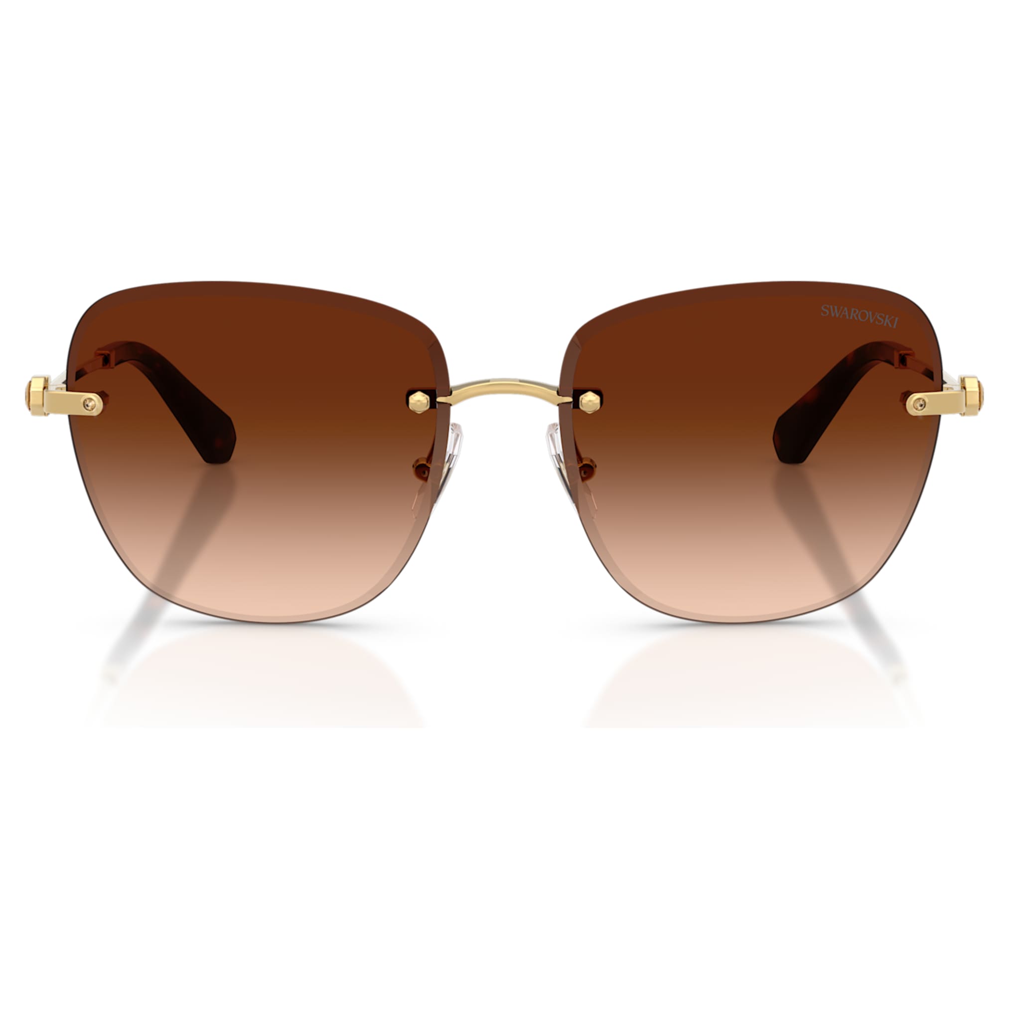 Swarovski Sunglasses Square shape, SK7043, Brown