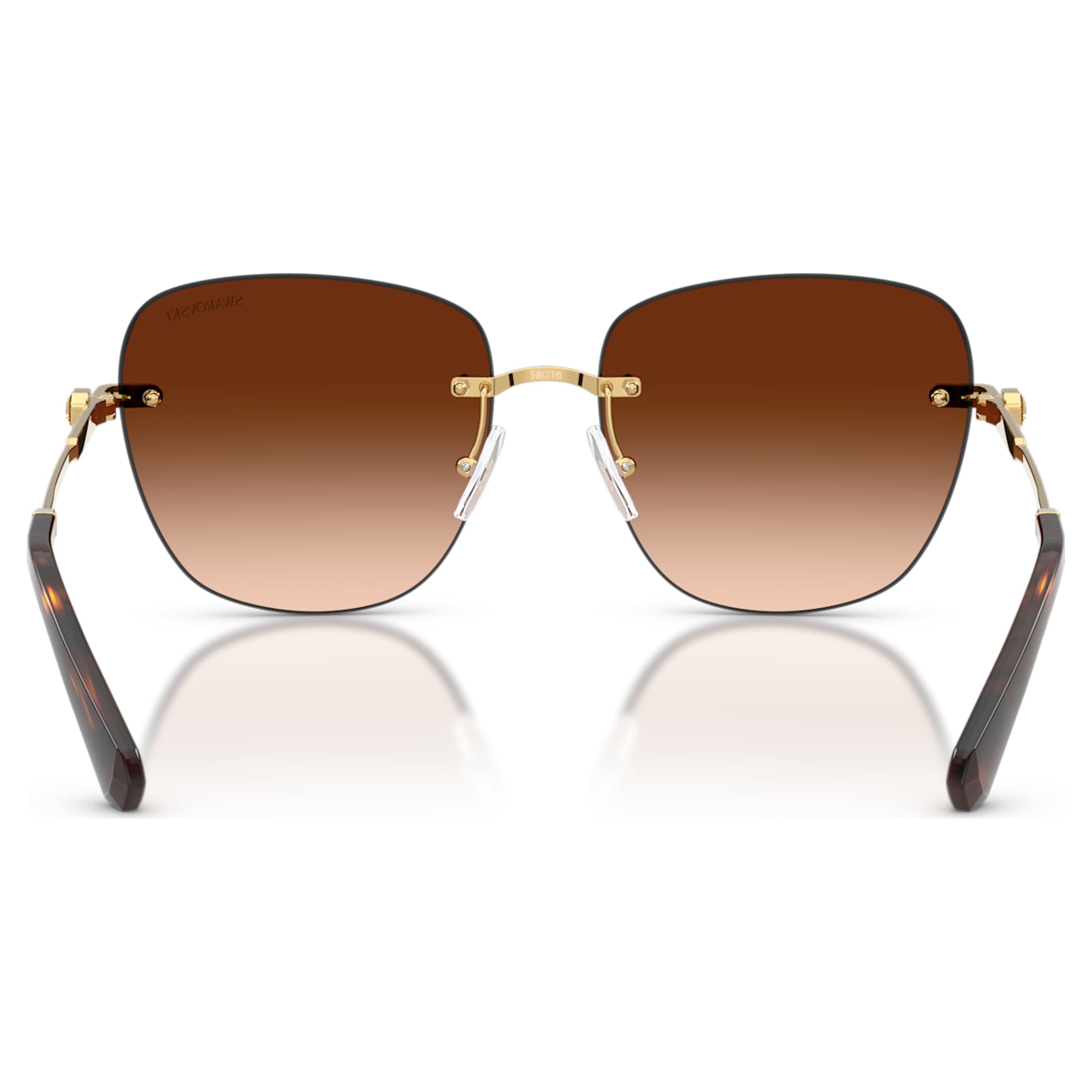 Swarovski Sunglasses Square shape, SK7043, Brown