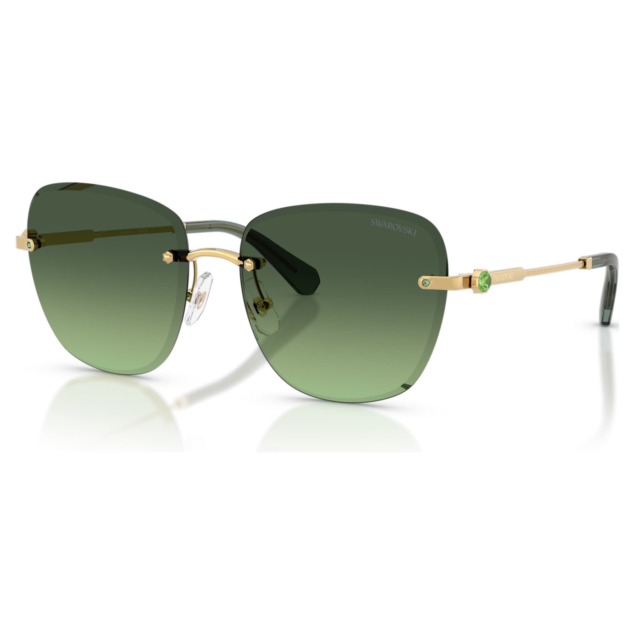 Swarovski Sunglasses Square shape, SK7043, Green