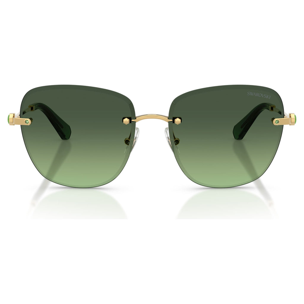 Swarovski Sunglasses Square shape, SK7043, Green