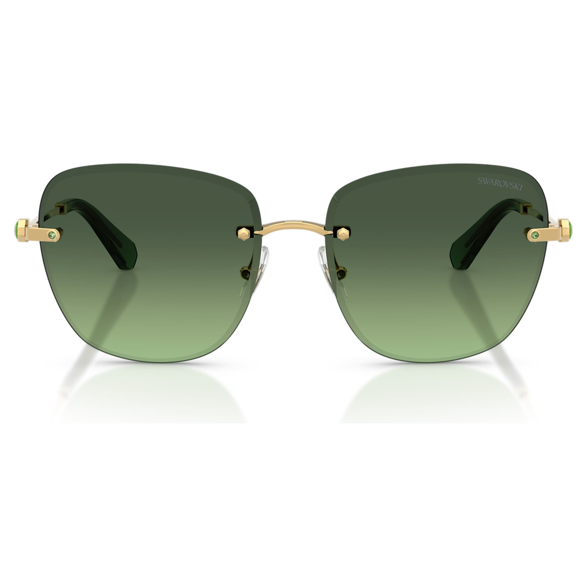 Swarovski Sunglasses Square shape, SK7043, Green