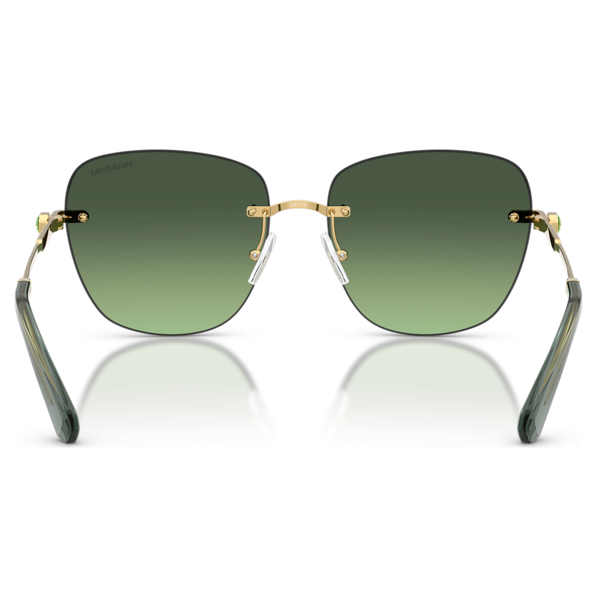 Swarovski Sunglasses Square shape, SK7043, Green