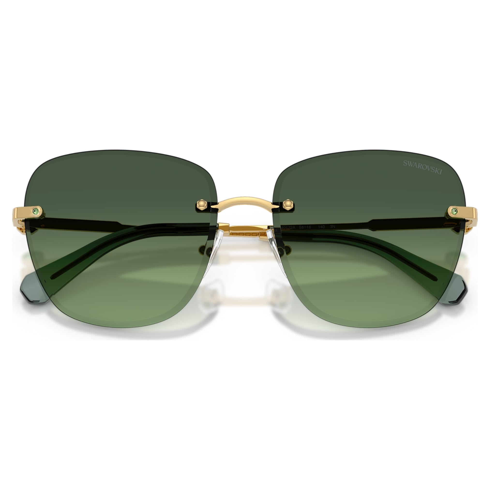 Swarovski Sunglasses Square shape, SK7043, Green
