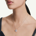 Swarovski Swan pendant Mixed cuts, Swan, White