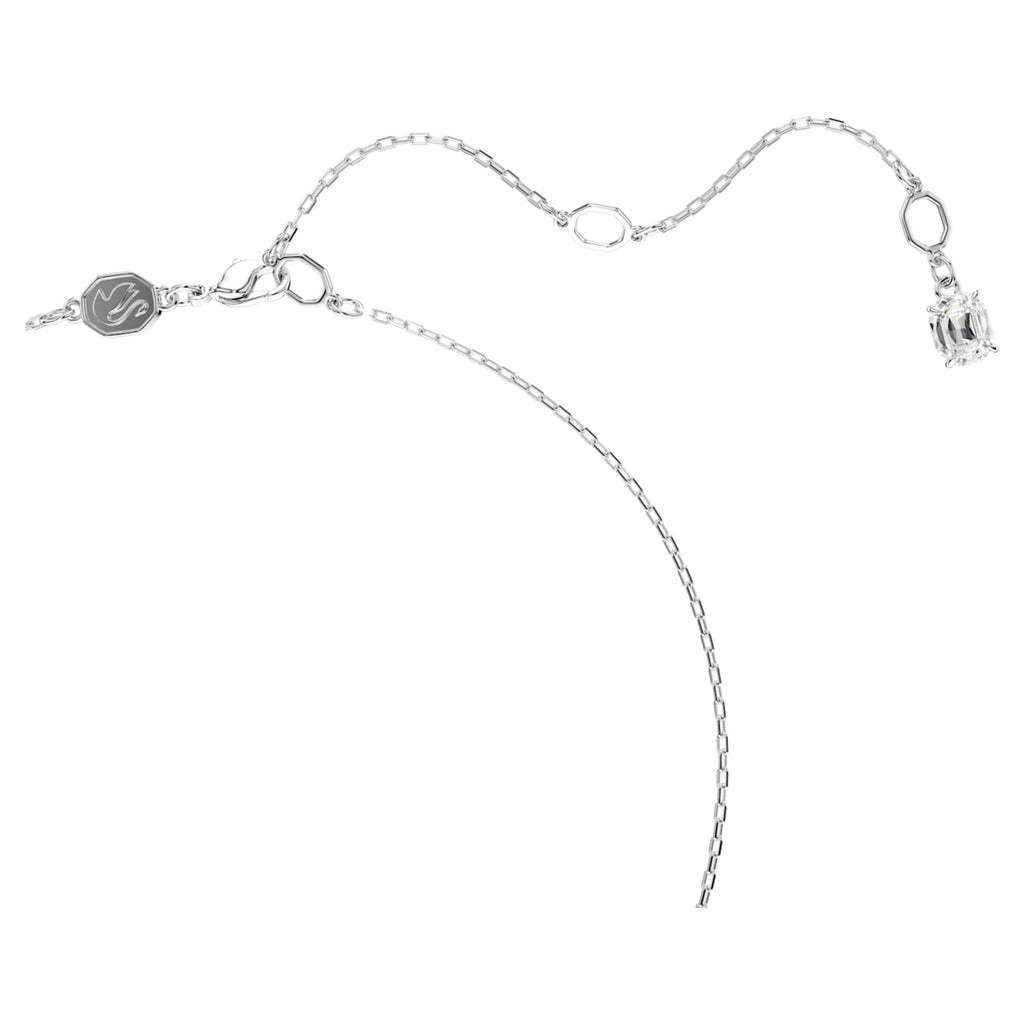 Swarovski Swan pendant Swan, Black, Mixed metal finish