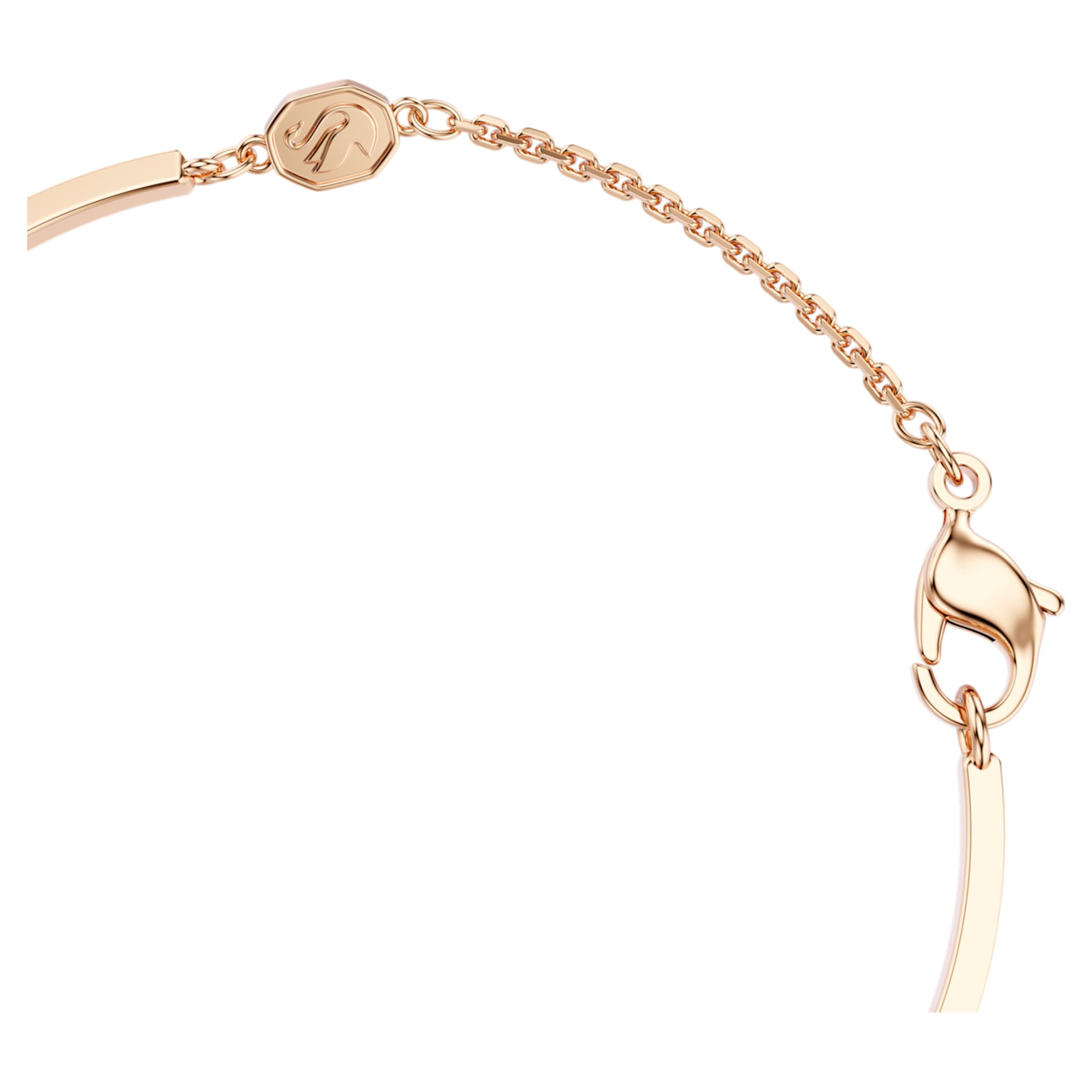 Swarovski Symbolica bangle Eye, Multicolored, 18K rose gold finish