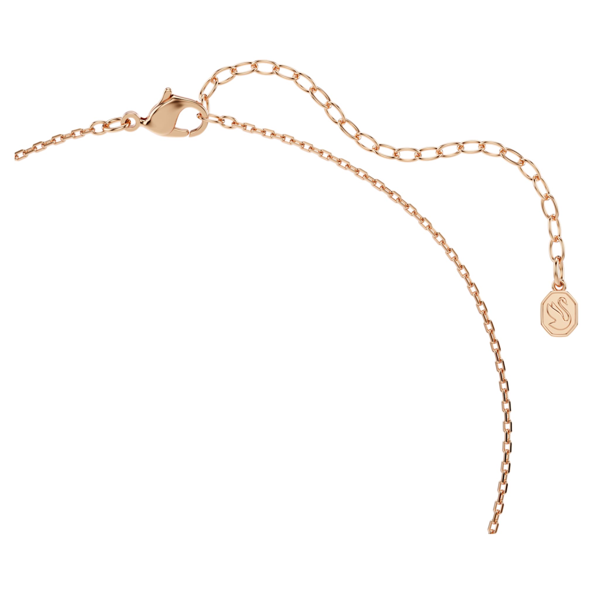 Swarovski Symbolica pendant Eye, Multicolored, 18K rose gold finish