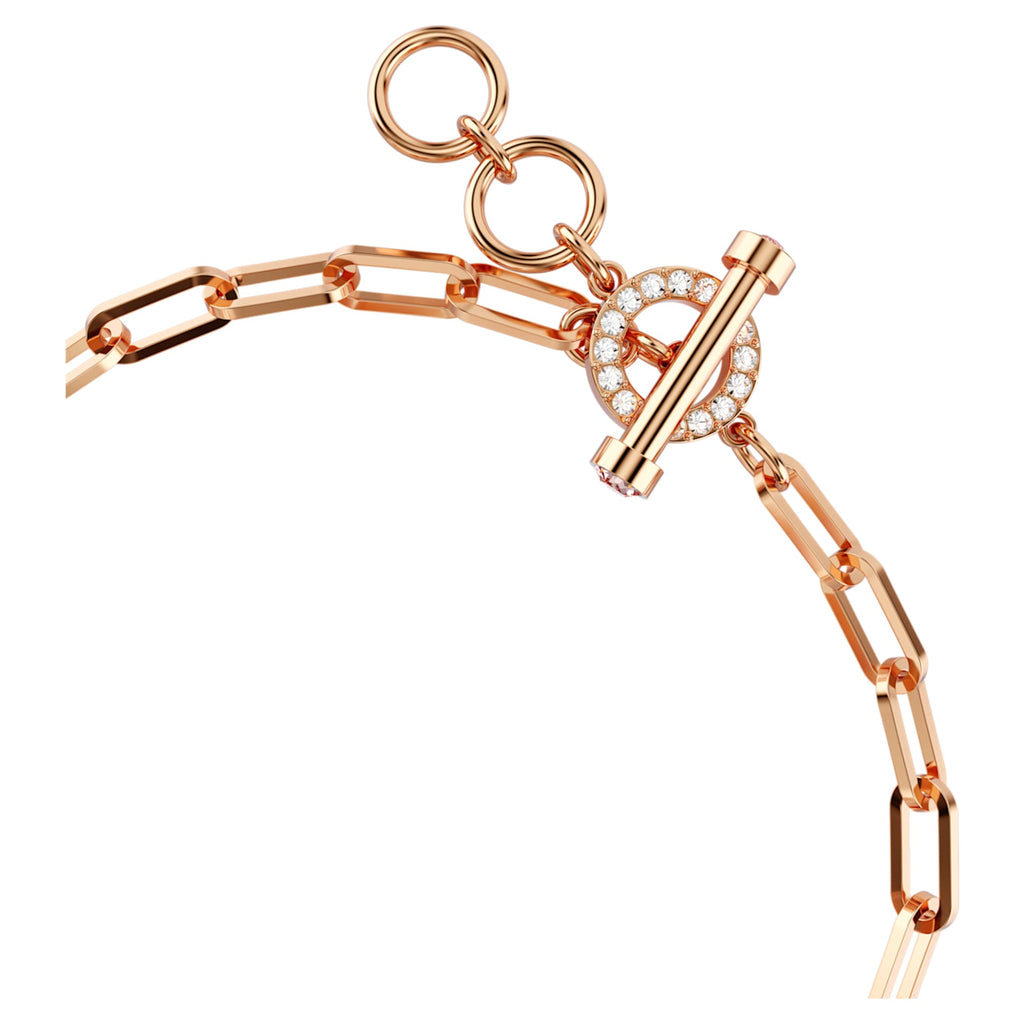 Swarovski Teddy bracelet Bear, Pink, 18K rose gold finish