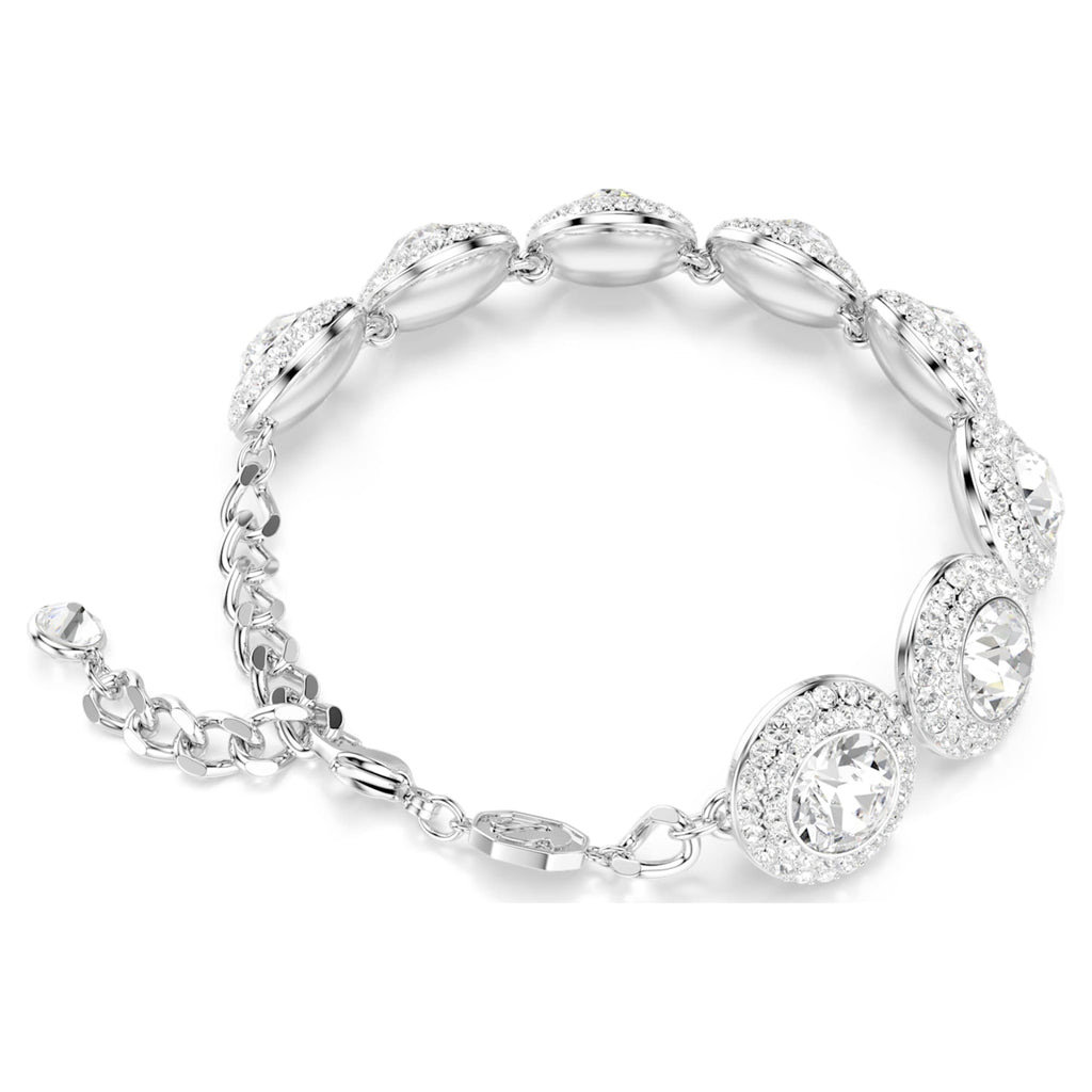 Swarovski Una Angelic bracelet White, Rhodium plated