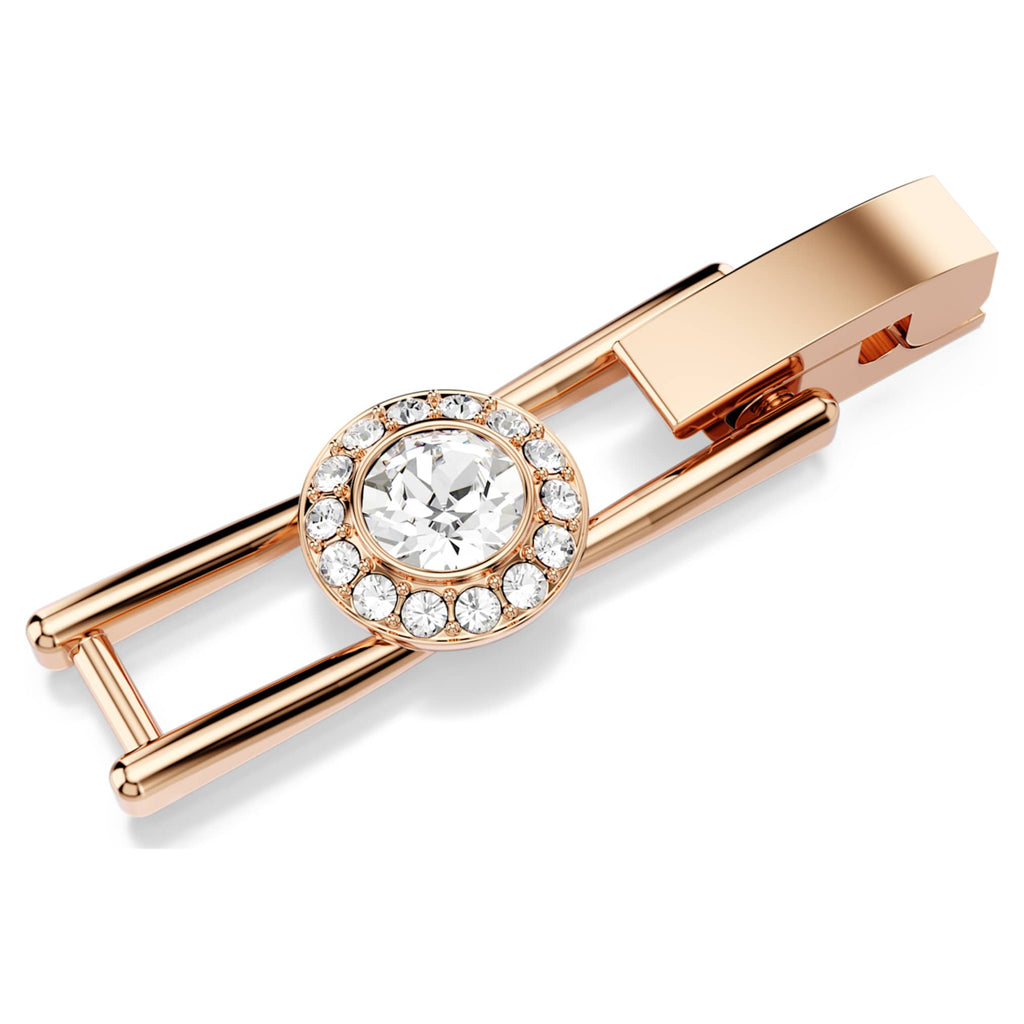 Swarovski Una Angelic extender Round cut, White, 18K rose gold finish