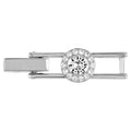 Swarovski Una Angelic extender Round cut, White, Rhodium plated