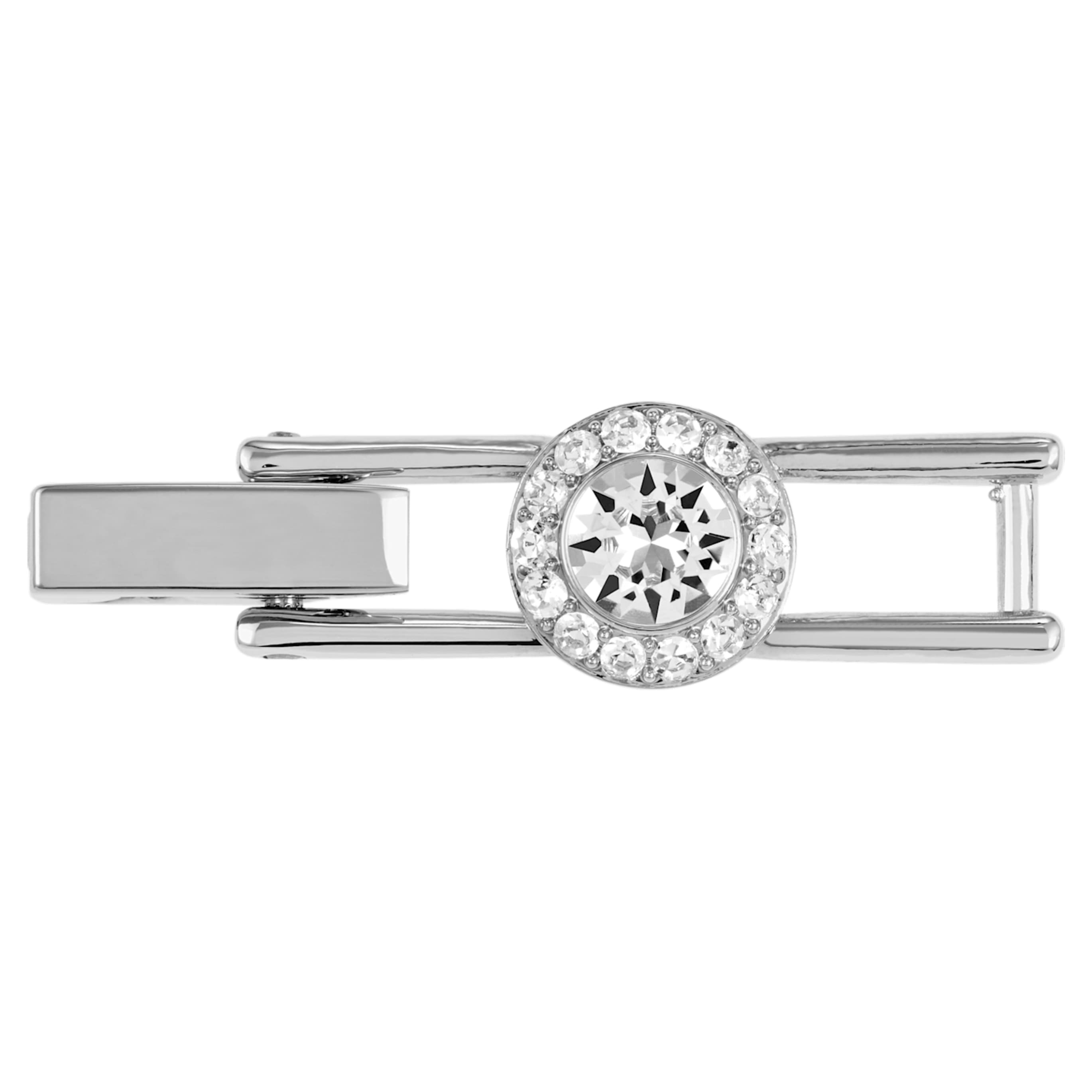 Swarovski Una Angelic extender Round cut, White, Rhodium plated