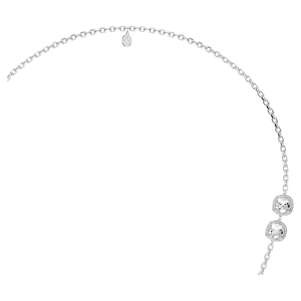 Swarovski Una Angelic pendant and brooch Cushion cut, White, Mixed Plating
