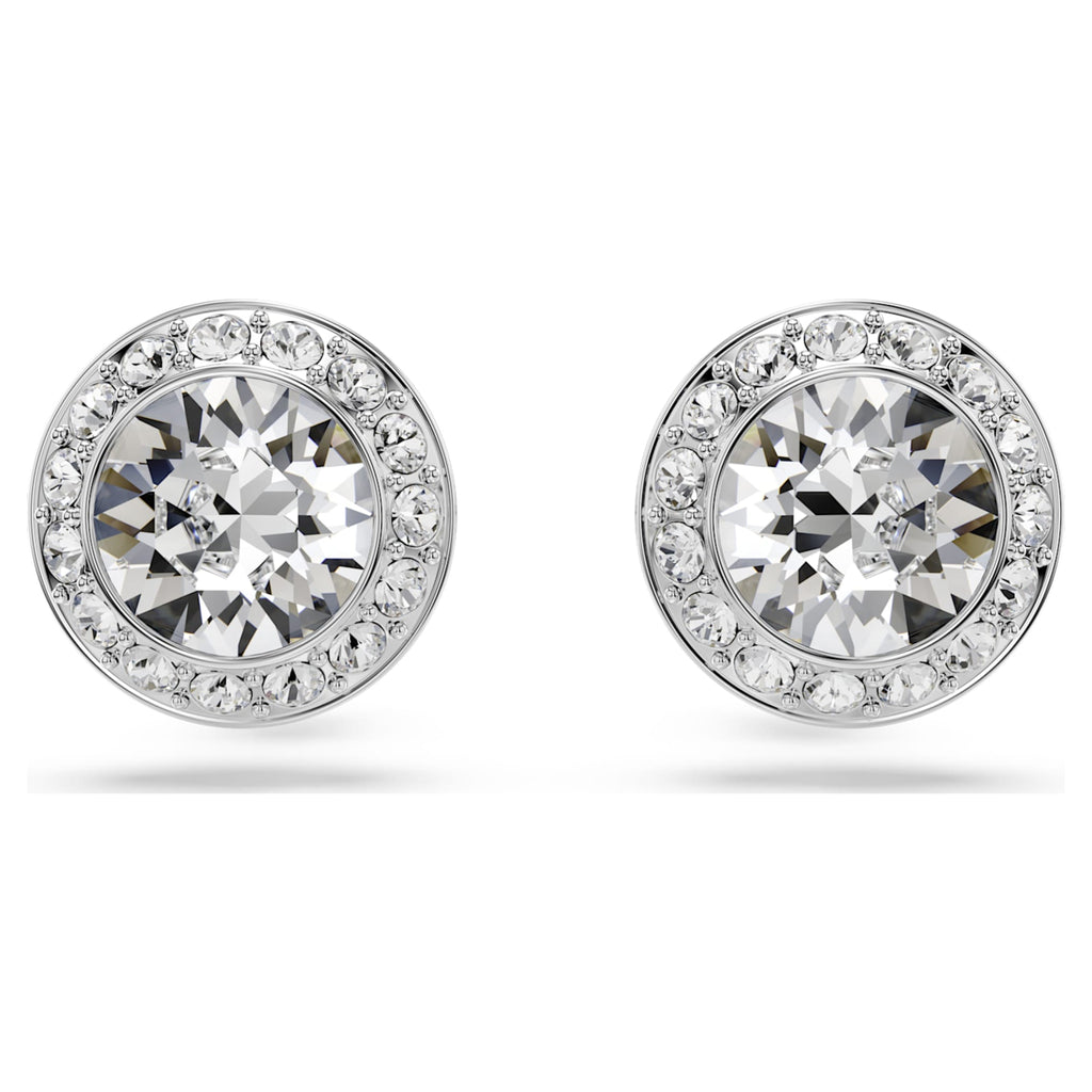 Swarovski Una Angelic set Set (3), Round cut, White, Rhodium plated