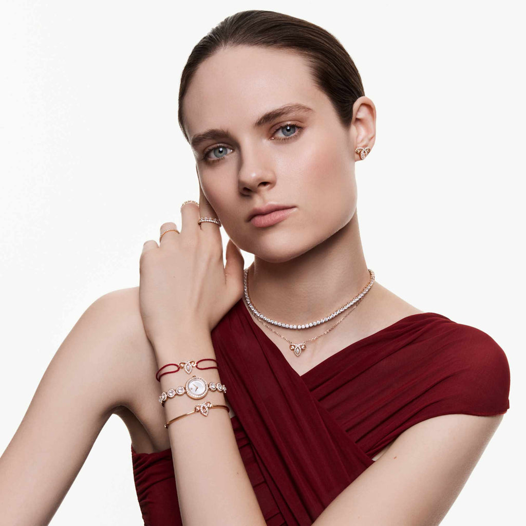 Swarovski Una Angelic watch Crystal bracelet, Rose gold tone, Rose gold-tone finish