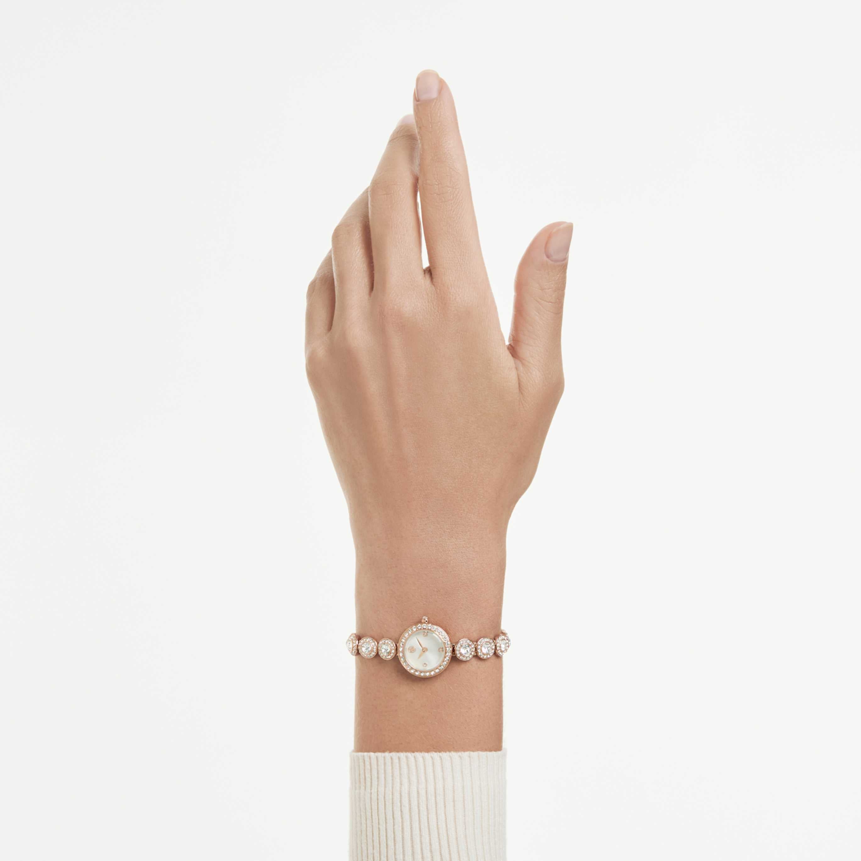 Swarovski Una Angelic watch Crystal bracelet, Rose gold tone, Rose gold-tone finish