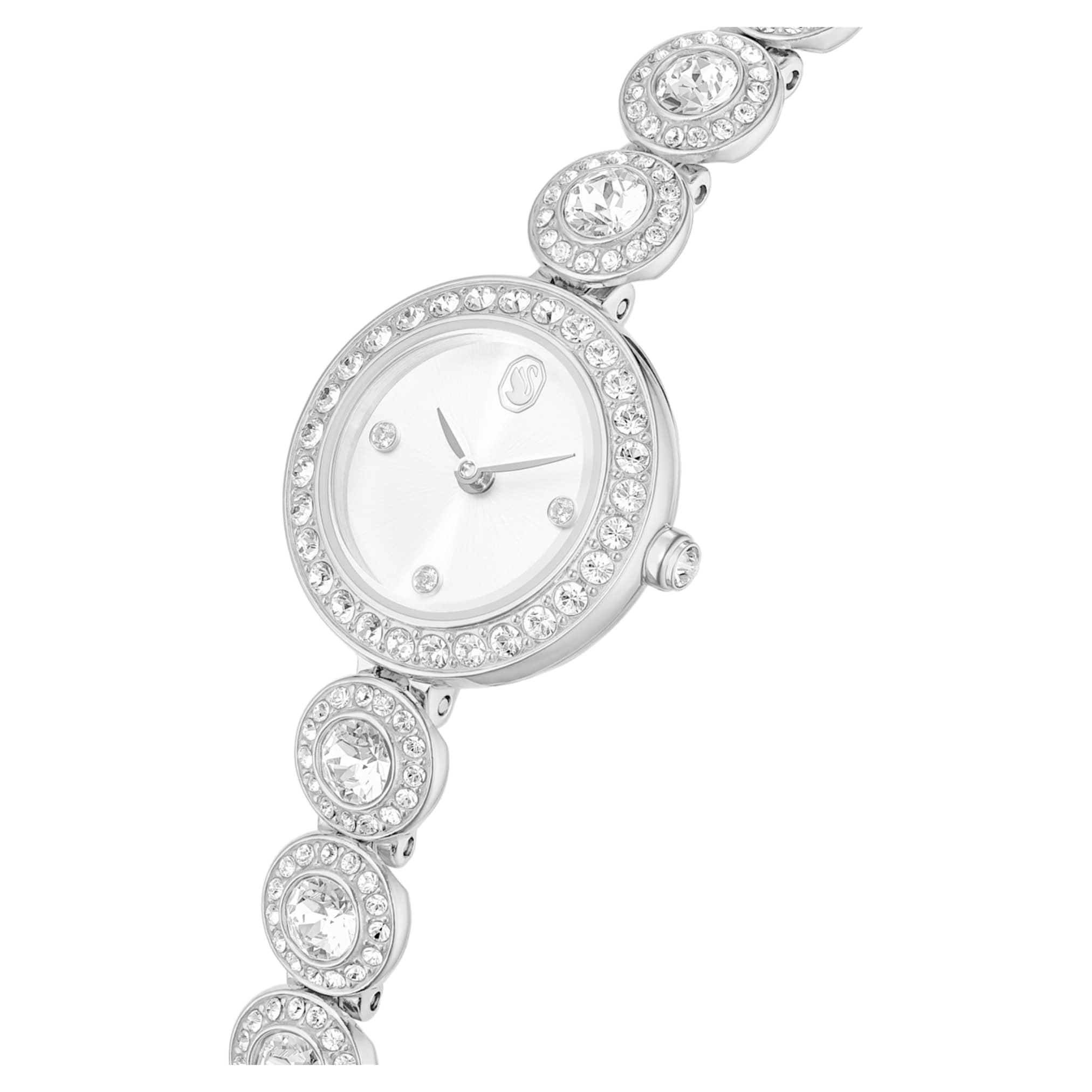 Swarovski Una Angelic watch Crystal bracelet, Silver tone, Stainless steel