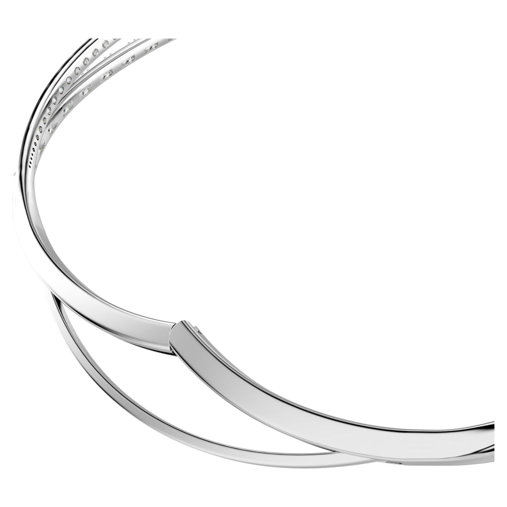 Swarovski Vienna necklace Mixed cuts, White, Rhodium plated