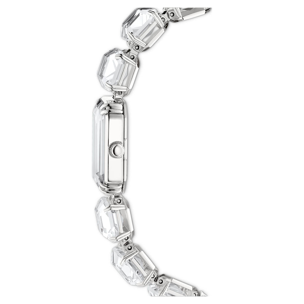 Swarovski Watch Octagon cut bracelet, White, Stainless steel